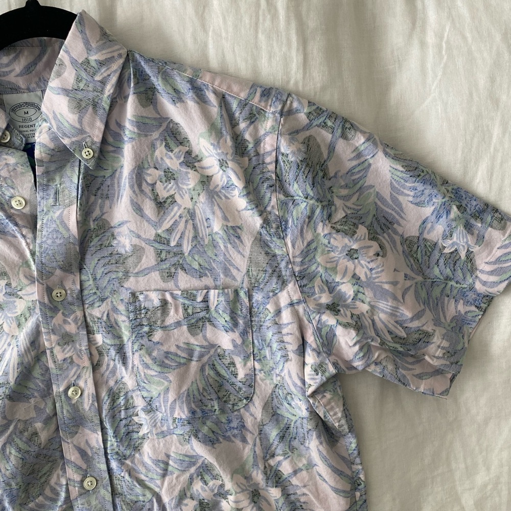 Brooks Brothers Tropical Print Polo Shirt | Size M